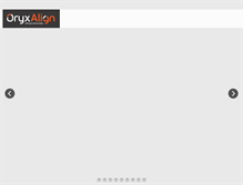 Tablet Screenshot of oryxalign.com